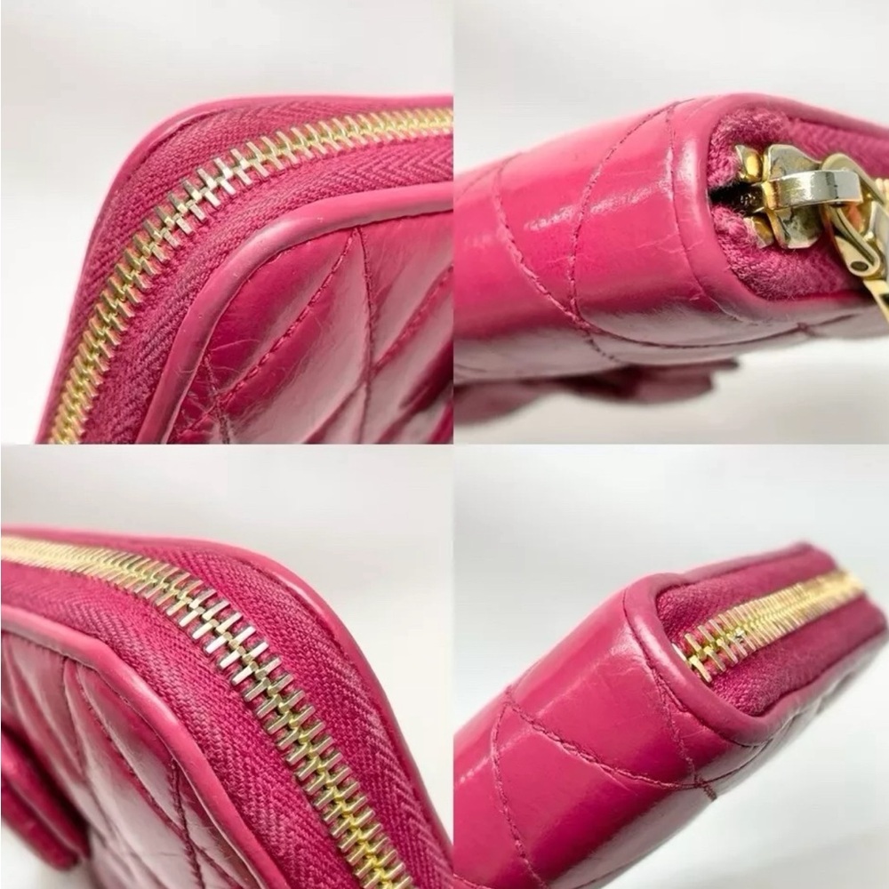 Miu Miu Quilted Zippy Wallet W/Box - image 7